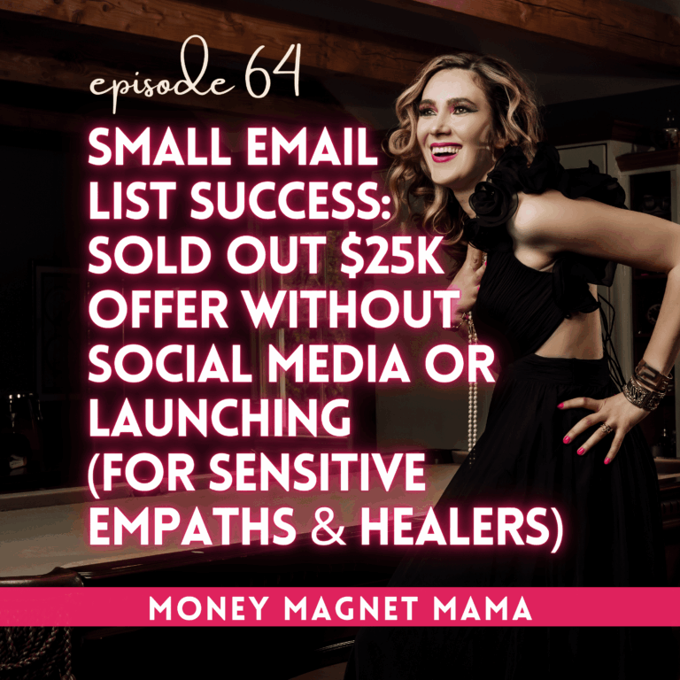 Small Email List Success: How Soul Reader Yvonne Arnold Made $20K in a Week & Sold Out Her $25K Offer — Without Social Media or Launching (for Sensitive Empaths & Healers)